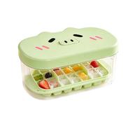 Cubitera de Hielo Juego Apilable de 24 Cavidades con Recipiente y Tapa