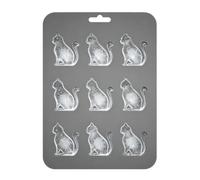Cubitera De Silicona Gato , Apto Alimentario, Termorresistente