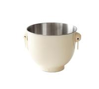 Cubitera Hielo Cubo de hielo con mango doble anillo acero inoxidable comercial Ice Cube Maker(Blanco)