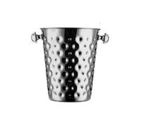 Cubitera Hielo Cubo de hielo grueso acero inoxidable con mango ideal for bar en casa Ice Cube Maker(Silver)