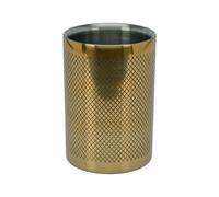 Cubitera para botella en Acero inoxidable con doble pared Ø12x18cm de diseño Dorado