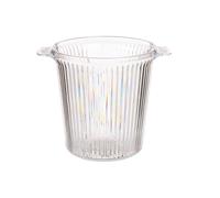 Cubitera rayada plastico transparente colección LEKNES