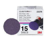 Cubitron 3M 33379 II - Disco Roloc de 2 fibras, 15 discos/caja