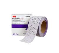 Cubitron 3M Hookit Abrasive Sheet Roll, 34447, Multi-Hole, 70 mm x 12 m, 220+ Grade, Automotive Sanding Roll Sandpaper for Coating Removal, Body Repair, Auto Sanding