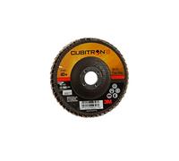 Cubitron II Flap Disc 967A - Grano de cerámica de grano 40+ con forma de precisión - Disco amoladora angular tipo 29 - Molienda de metal - Agujero de eje de 4 x 5/8 pies