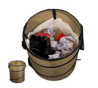 Cubo Basura Camping Exterior, Contenedor de Reciclaje Plegable para Exteriores, Papelera Exterior Campamento, Para Campistas, Campamento, Playa, Jardín, Festival, Pesca, Picnic, Tailgate, Garaje,