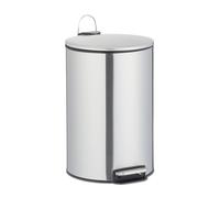 Cubo basura papelera con pedal bote de residuos basurero moderno 12 litros