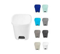 Cubo basura plástico Apertura con pedal 25 Litros | Cubo reciclar Mate 35x30x42 cm