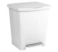Tatay Cubo de basura Millenium 21L – Acabado mate, interior y exterior, libre de BPA – Blanco