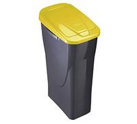 Mondex Cubo ECOBIN con tapa 25 L color amarillo 21,5x36x51 cm