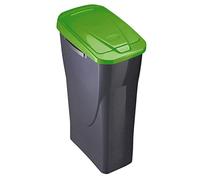Mondex Cubo con tapa Ecobin 25 L verde 21,5x36x51 cm