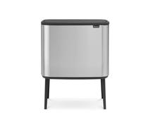 Cubo con tapa táctil BO 3 x, 11 l, acero mate, Brabantia