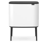 Cubo con tapa táctil BO, 3 x 11 l, blanco, Brabantia
