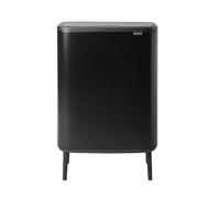 Cubo con tapa táctil BO HI 2 x 30 l, negro, Brabantia