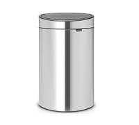 Cubo con tapa táctil TOUCH BIN NEW, 40 l, acero, Brabantia