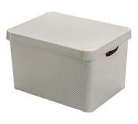 Cubo de almacenamiento curver 22l con diseño dots ? moderno y prác
