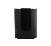 Cubo de basura 6 litros para baño msv de plastico en color negro 18 x 24,2 cm