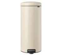 Cubo de basura Brabantia Treteimer Newicon, 30 litros, color beige suave