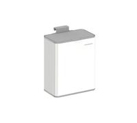 Cubo de Basura Colgante 8 L con Tapa Blanco Nube
