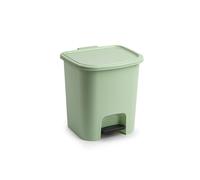 Cubo de Basura con Pedal 7.5L | Papelera Compacta de Varios Colores 24x22x25,5 cm | Plastic Forte | POPPY&MARTI