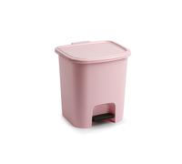 Cubo de Basura con Pedal 7.5L | Papelera Compacta de Varios Colores 24x22x25,5 cm | Plastic Forte | POPPY&MARTI