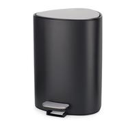 Cubo de basura con pedal EASYSTORE 70595 5 l, negro, acero, Joseph Joseph
