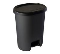 Cubo de basura con pedal mondex lynea greenloop gris oscuro 27 l - mar
