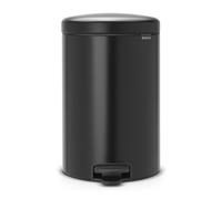 Cubo de basura con pedal NEWICON, 20 l, negro mate, Brabantia