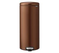 Cubo de basura con pedal NEWICON 30 l, caliente bronce, acero, Brabantia