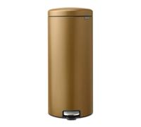 Cubo de basura con pedal NEWICON 30 l, latón caliente, acero, Brabantia