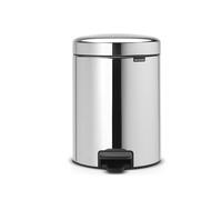 Cubo de basura con pedal NEWICON, 5 l, acero brillante, Brabantia