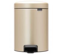 Cubo de basura con pedal NEWICON, 5 l, champán, Brabantia