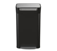 Cubo de basura con pedal TITAN COMPACTOR 30146 30 l, negro, acero, Joseph Joseph