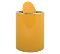 Cubo de basura de baño Kamaka (6 l, Plástico, Amarillo azafrán)