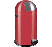 Cubo de basura de trampilla con pedal EKO, capacidad 33 l, H x Ø 700 x 350 mm