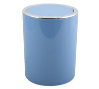 Cubo de basura MSV 6L "Kamaka" de plastico en color azul palido 20,7 x 22 x 28,1 cm