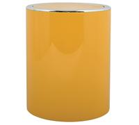 Cubo de basura MSV "As Kamaka" 6L de acero inoxidable en color amarillo
