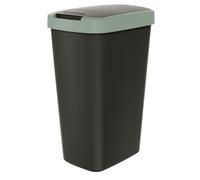 Cubo de basura multifuncional para reciclaje Keden CompactaQ con tapa de 45L