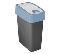 Cubo de basura Papelera con tapa de empuje de 10l Keeeper Magne