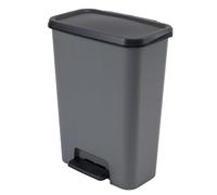 Cubo de basura Papelera Curver con pedal capacidad de 2x23 l Compatta Duo