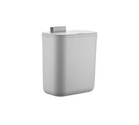 Relaxdays Cubo de basura colgante para cocina, 9 l gris