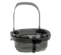 Cubo de basura para fregaderos con filtro de basura montado en batería | Cesta de colador de cocina con botón de vertido para lavar, prevención de bloqueos en RV, pasta,
