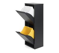 Cubo de basura para reciclaje jobgar negro 2 cajones - marca: jobgar -