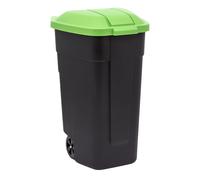 Cubo de basura para segregación de residuos Curver Papelera con ruedas 110L