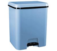 Cubo de Basura Pedal Com-Fort House 52 Litros Azul