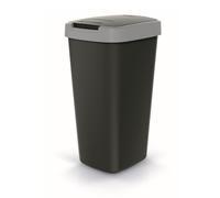 Cubo de basura reciclable 25L con tapa, diseño delgado y 5 colores