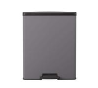 Curver Papelera rectangular Deco 65 L Gris antracita 486x284x615 100% PP reciclado (v. antigua)
