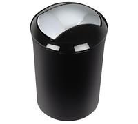 Cubo de basura SPIRELLA colección Sydney color negro acrilico (5L)