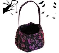 Cubo De Dulces De Halloween,Cesta De Dulces | Decoración De Fiesta Bolsa Bonboons Para Regalos Fiesta Familiar Aventuras Vacaciones Casa