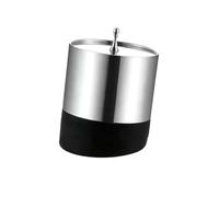 Cubo de vino Cubitera de doble capa con borde biselado y pinzas for hielo